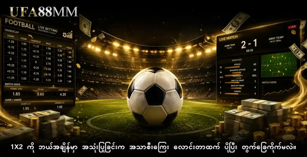 1X2 ကို ဘယ်အချိန်မှာ အသုံးပြုခြင်းက အသာစီးကြေး လောင်းတာထက် ပိုပြီး တွက်ခြေကိုက်မလဲ။