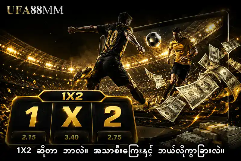 1X2 ဆိုတာ ဘာလဲ။ အသာစီးကြေးနှင့် ဘယ်လိုကွာခြားလဲ။